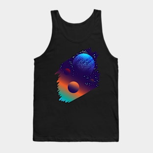 Planets Sun Universe Galaxy Outer Space Science Tank Top